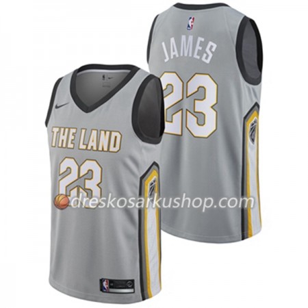 Muški NBA Dres Cleveland Cavaliers LeBron James 23 Nike City Edition Swingman